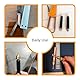 RRRST 4PCS Rein Kupferstäbe 5mm x 100mm, Länge 100mm, Durchmesser 8mm, Kupferreinheit 99.9%, Rundstab aus reinem Kupfer für Handwerk DIY Schmuck Modell