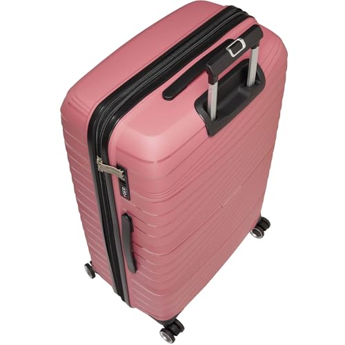 Bermuda Collection Expandable Polypropylene Spinner Luggage 2pc Set (20”+28”)2