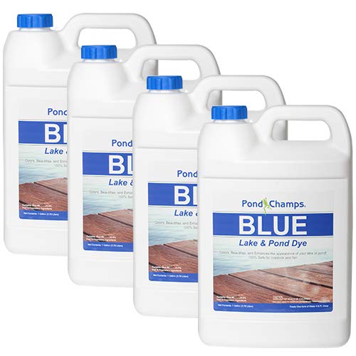 Pond Champs Blue Lake and Pond Dye (4 Gallon Value Pack)