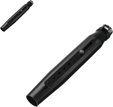 VoyageViewスリップオンマフラー、オートバイ用マフラー、オートバイ用ユニバーサル、38mm-45mm、4サイズ、排気管、 B,黑色 並行輸入品