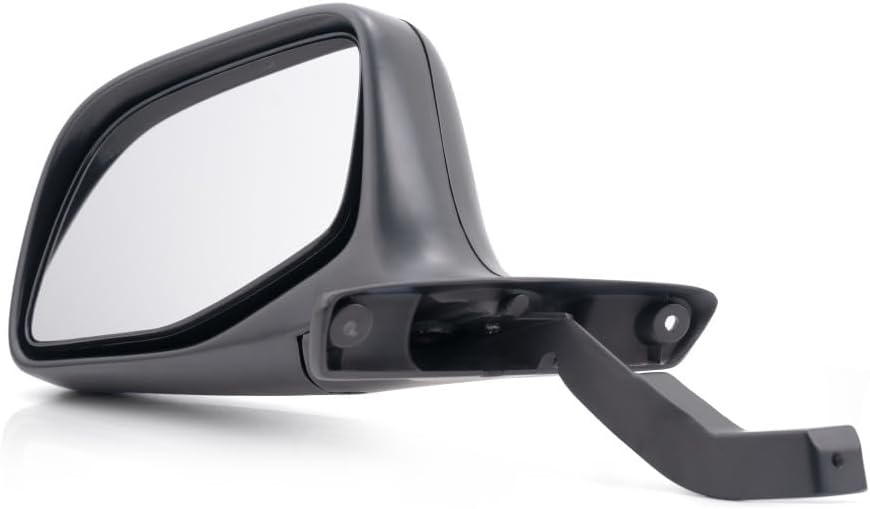 For Ford F-150 1992 93 94 95 96 1997 Door Mirror Driver Side | Manual | Non-Heated | Black and Chrome | F7TZ 17683 DAB | FO1320152