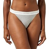Calvin Klein Damen Brazilian Bikinihose, Grey Heather, S