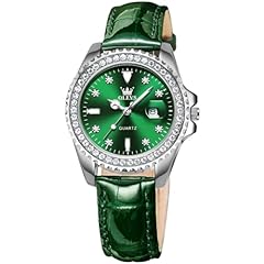 Green Leather watch