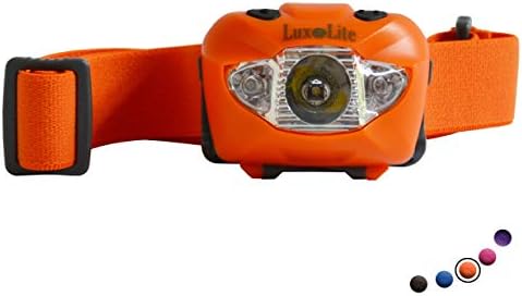 LED Headlamp Flashlight with Red Led Light - Head Lamps for Adults - Brightest Headlight Lamp Camping Hiking Running Fishing Hunting - Waterproof Headlamps - Best Work Head Lamp with Free Batteries