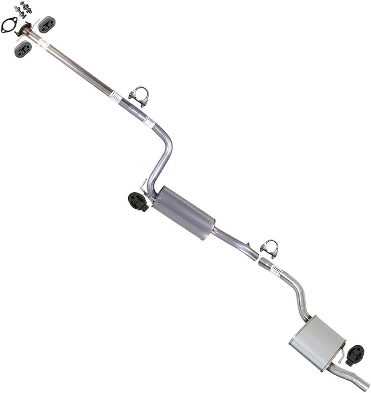 Conjunto de silenciador do escapamento Northeastern Exhaust para Ford Focus 2.0L 2000 a 2004 – 1 unidade