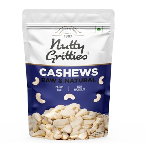 Image of Nutty Gritties Premium Jumbo Size Cashews 200g, Rich in Protein|W240|Zero Breakage|Resealable Pouch