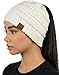 FunkyJunque BT-6020a-25 - Solid Ribbed BEANIETAIL - Ivory