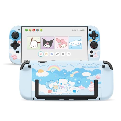 Kuitmor Dockable PC Protective Case Compatible with Switch 2 Model 2025, All-Round Protection Hard Protective Shell for Switch 2 2025 Accessories (Blu)