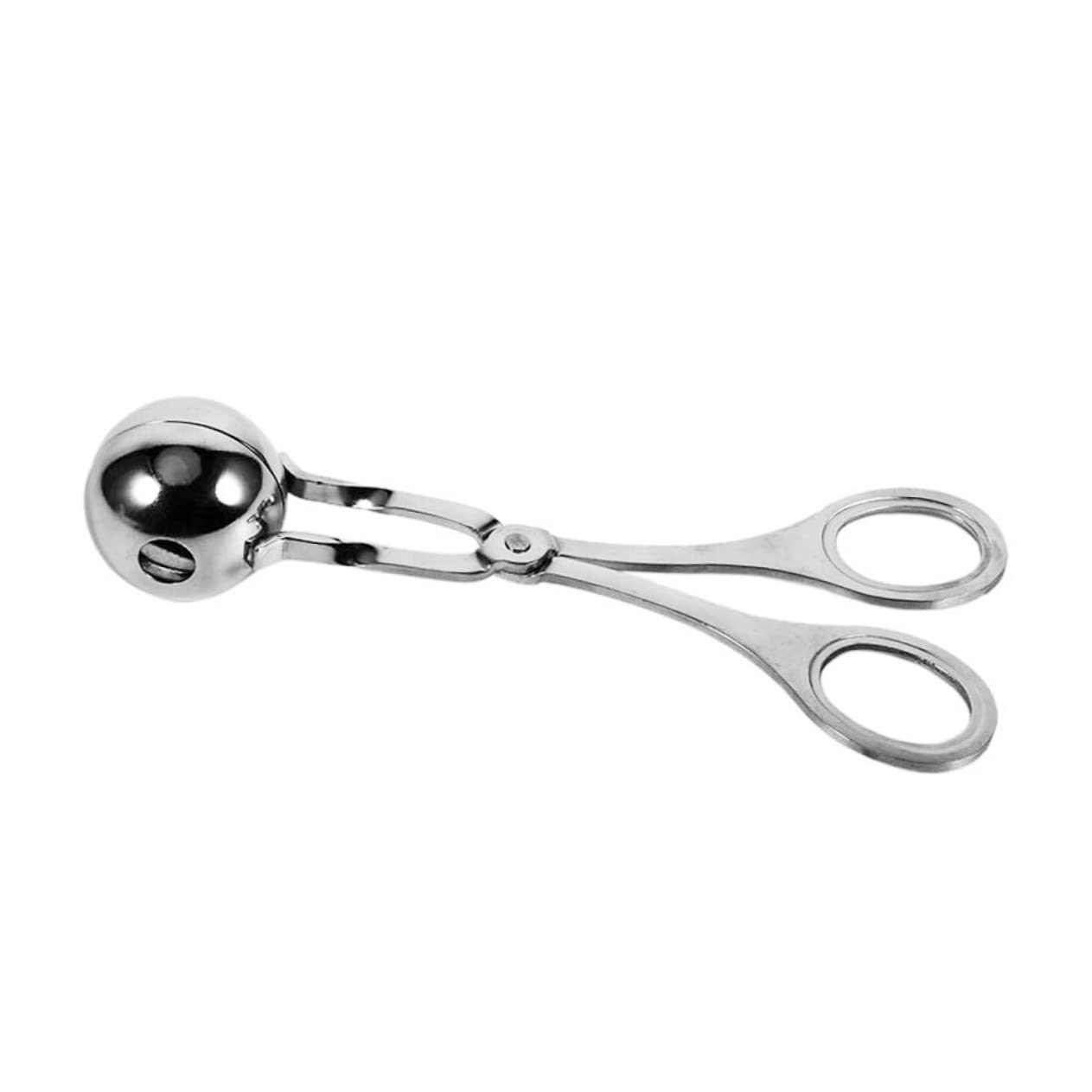BRIGHTFUFU 2pcs Cooking Utensils Meatball Scoop Maker Meat Baller Stainless Steel Easy Meatball Making
