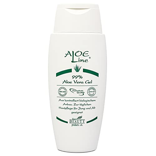 Aloe Vera Gel 99% Bio - natürliche Pflege für Gesicht, Körper, Haut & Haar - ohne Duft- & Farbstoffe - Made in Germany - VEGAN / 1er Pack (1x 150 ml) Cover