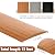 Pangda 12 Ft / 6 Ft Vinyl Floor Transition Strip 1.57" Wide Self Adhesive Thresholds Laminate Doorway Flat Divider Strip for Joining Floor Gap Wood Grain Design Carpet Cover Tile(Brown,12 ft)