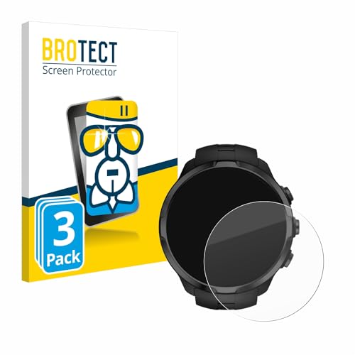 BROTECT Protector Pantalla Cristal para Suunto Spartan Sport/Ultra Protector Vidrio (3 Unidades) - [Dureza 9H, Anti-Arañazos]