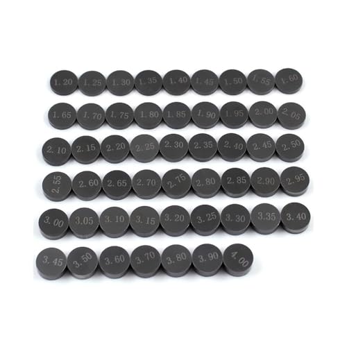 Pastillas de reglaje 9,48mm para ajustar holgura de válvulas en moto Ninja ZX-11 y ZX-14