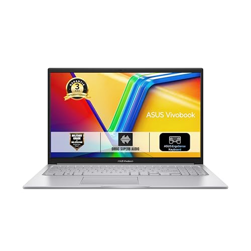 ASUS Vivobook 15 S1504ZA-NJ1587W 15.6 Pouces FHD PC Portable (Processeur Intel Core i3-1215U 4.4 GHz, 8GB DDR4 RAM, 512GB SSD, Intel UHD Graphics, Windows 11...