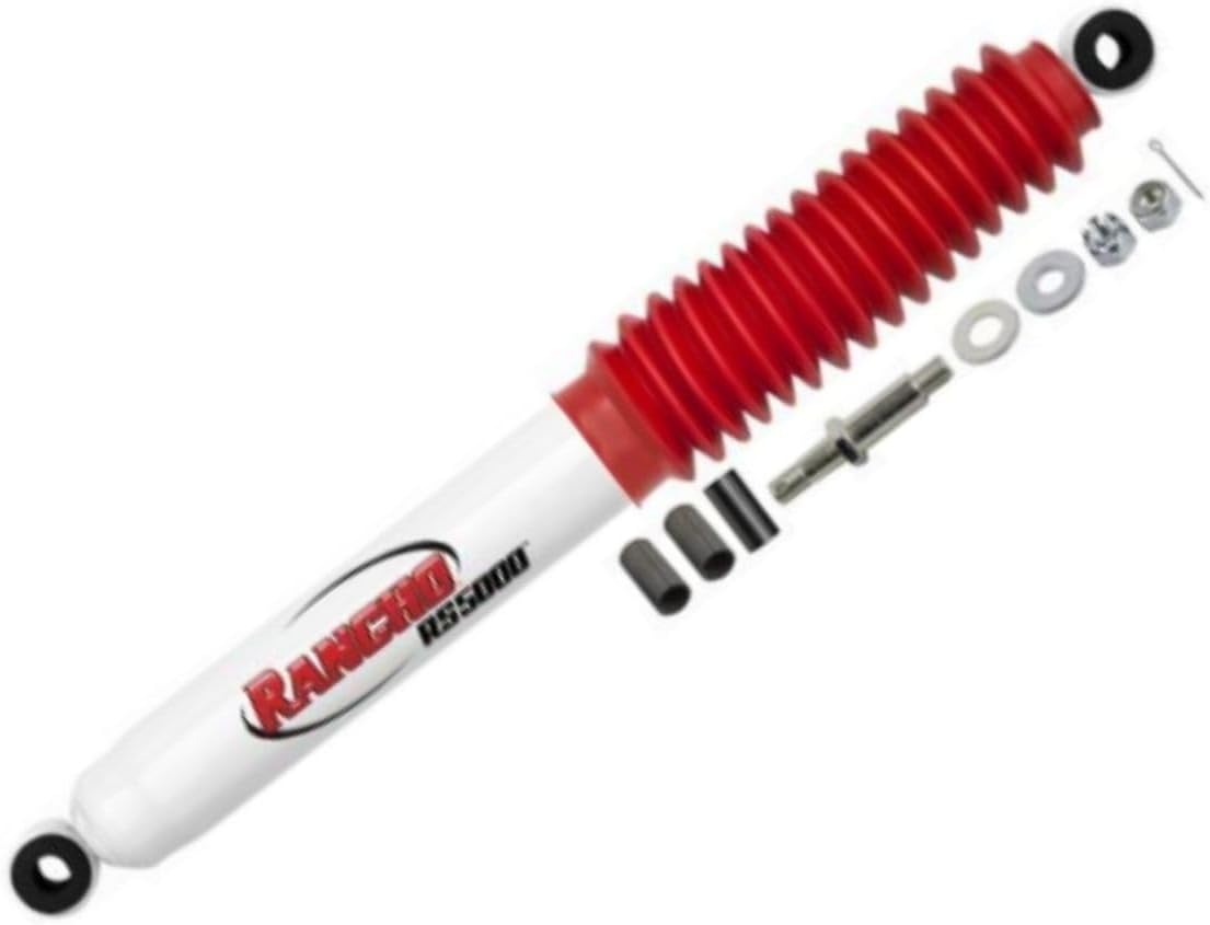 TrendsAuto RS5000 Series Single Steering Stabilizer fits 2007 2017 Wrangler - Engineered to Last, For High Clearance - Includes TrendsAuto Decal