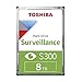 Price comparison product image Toshiba 8TB S300 Pro Surveillance HDD - 3.5' SATA Internal Hard Drive Supports up to 64 HD cameras at a 180TB/Year workload (HDWT720UZSVA)