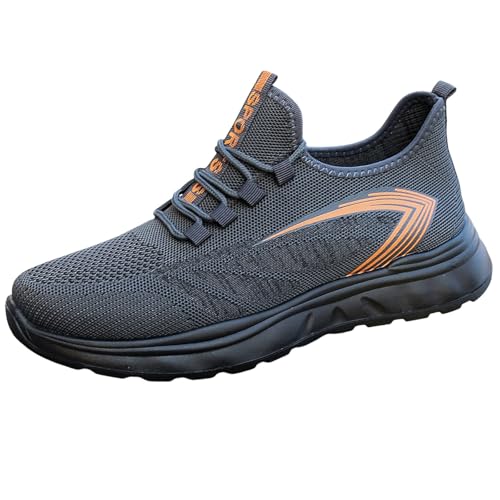 Zapatos para caminar para hombre, pies anchos, zapatos casuales, zapatos de correr, de malla, transpirables, antideslizantes, zapatillas de deporte amortiguadas, ligeras, zapatos de verano, zapatillas