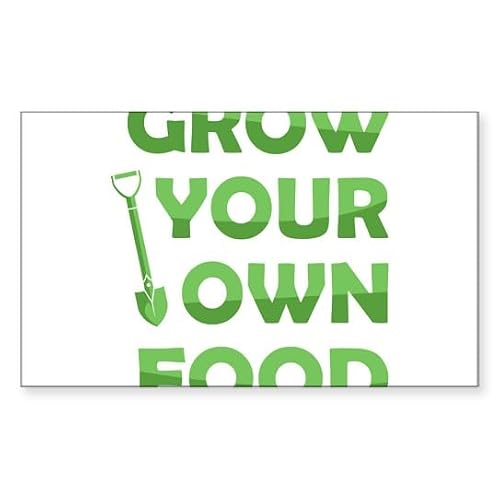 CafePress Gardener Farmer Gardening Grow Your Own Fo Sticker Rectangle Bumper Sticker Car Decal