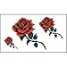 Produktbild Koojawind- Rose Flowers Tattoos Wasserdichter Körper Temporäre Tattoos Aufkleber Abnehmbar, Gesundheit und Beauty Tattoo Body Art Sticker Gefälschte Tätowierung für Boy & Girl