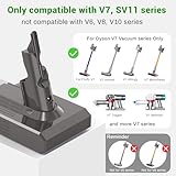 LabTEC V7 Battery for Dyson, 21.6V 4600mAh Replacement Lithium Battery for Dyson V 7 Animal V7 Motorhead Pro, V 7 Trigger, V 7 Absolute, V 7 Car+Boat Cordless Vacuum Cleaner BATTERY - Image 4