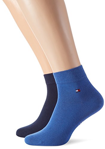 Tommy Hilfiger Th Men Quarter 2p, Calze Uomo, Blu