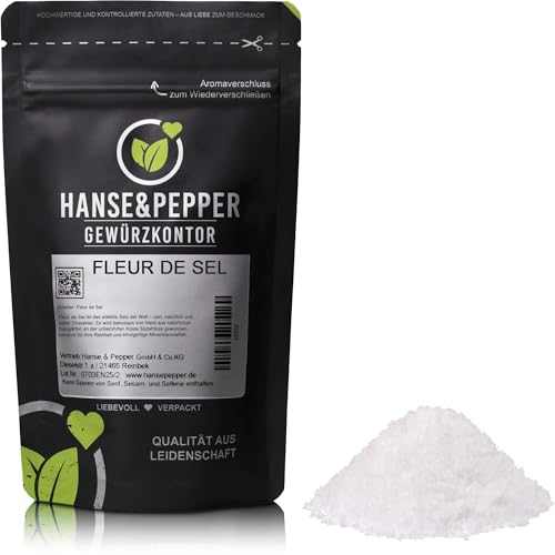 1kg Fleur de Sel Meersalz Salzflocken Fleur de Sel aus Südafrika Salzblume