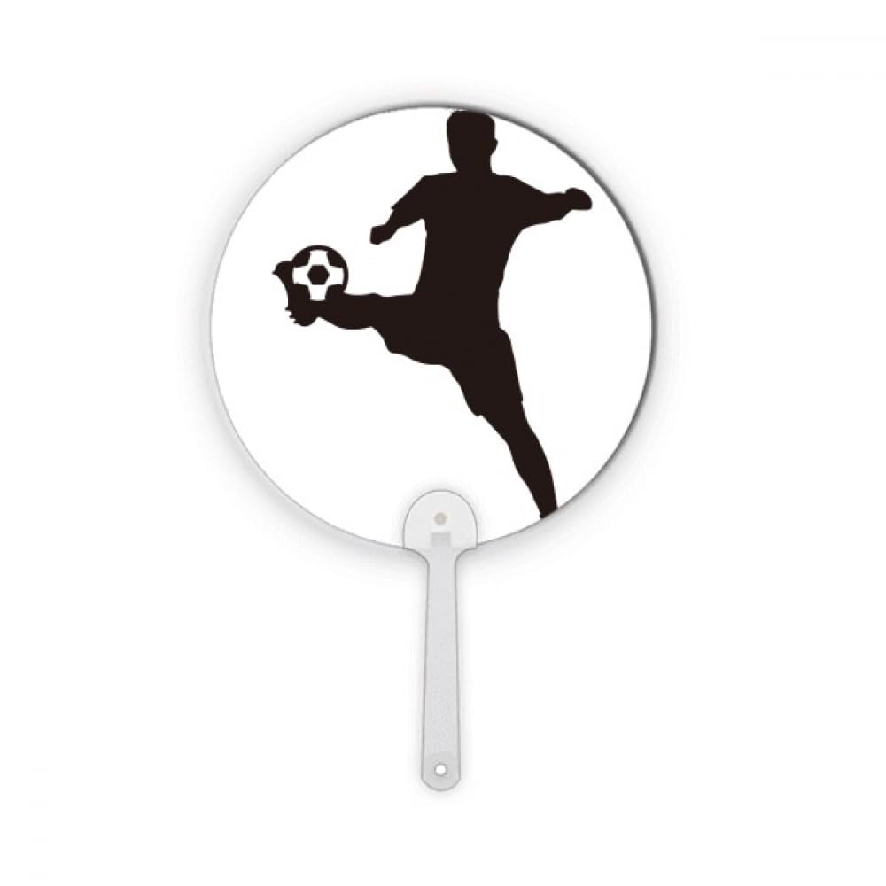 Football décoration éventail sport plastique rond silhouette artisanat