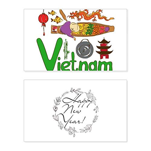 Tarjeta conmemorativa de año nuevo de Vietnam: el regalo cultural perfecto para fiestas