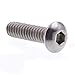 Prime-Line 9169287 Socket Cap Screws, Button Head, Hex (Allen) Drive, #10-24 X 3/4 in (10 Pack)
