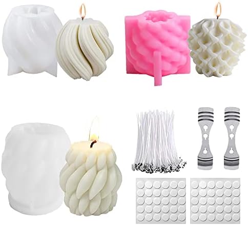 Anyingkai Silikonowa forma do ciasta 3D, do musu, forma do świec DIY, kostka (Love)