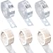 3 Rolls Balloon Garland Arch Strip Tape 16 Feet and 3 Rolls Balloon Decorative Glue Points for Wedding Party Balloon Decorations (Set 1, 6 Rolls)