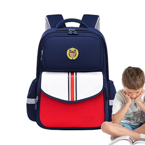 Sac d'école avec plusieurs poches et sacs à dos réfléchissants pour maternelle et garçons