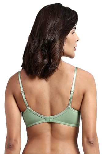 Image of Van Heusen Women's Everyday Cotton Bra|Medium Coverage|Non Padded|Non Wired|Seamless Moulded Cups|Anti Bacterial Tech| Keeps you Fresh|Sweat Absorbent|No Slip Soft Straps|Detachable Straps|Style 11001