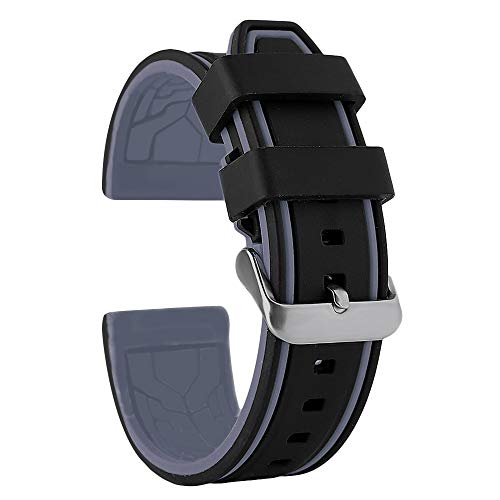 20mm 22mm 24mm 26mm VRrvxg h XeXX`[obNt oCJ[ ubN u[/zCg/IW/CG[/bh/O[ 24mm+Black +Grey Edge