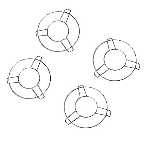 Stainless Steel Heat Resistant Pot Racks, Table Pot Stand, Hot Plate Stand Set 4 (4 Pcs)