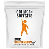 BULKSUPPLEMENTS.COM Collagen Softgels - Collagen Supplement, from Marine Collagen Peptides - 1 Collagen Pill per Serving (150mg), Collagen Peptides Pills - Marine Collagen Capsules (100 Softgels)