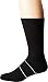 Wrightsock Double-Layer Running ll Crew Socks, Large, Black