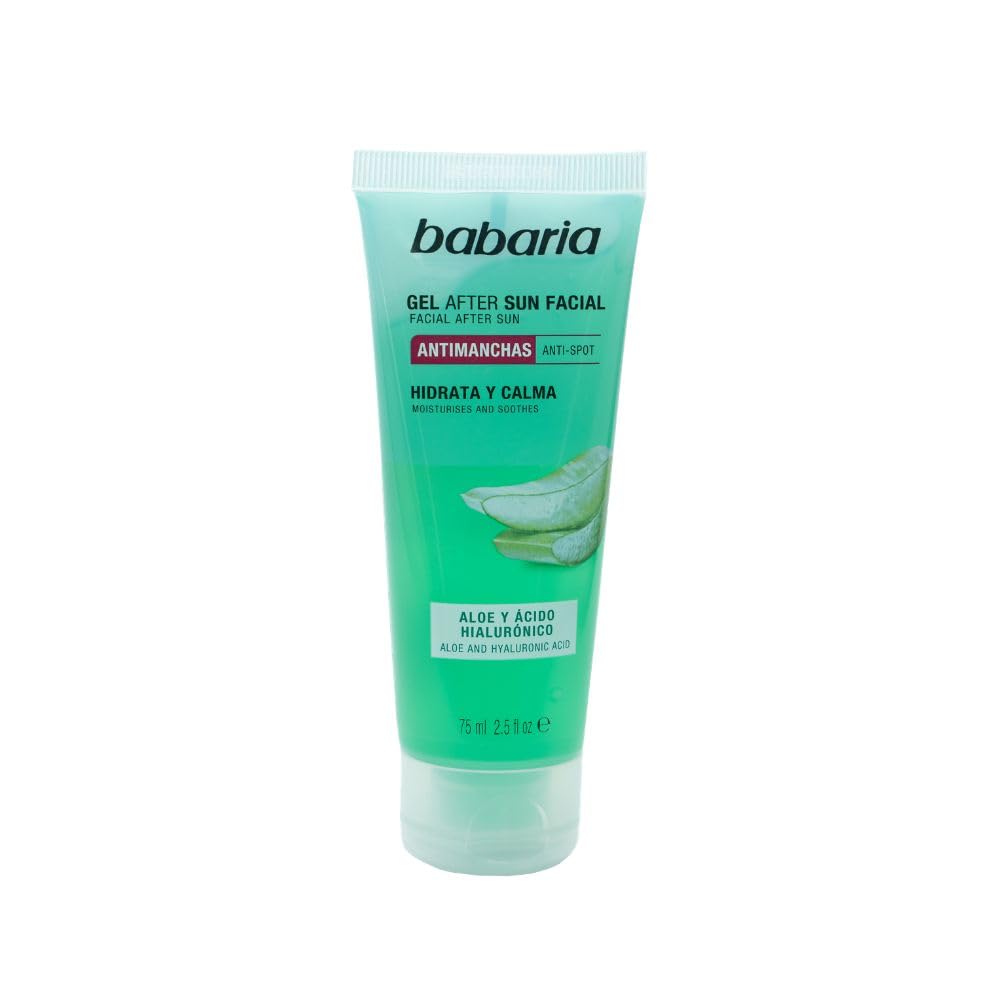 Babaria After Sun Gel Face Aloe Vera Cooling Soothing