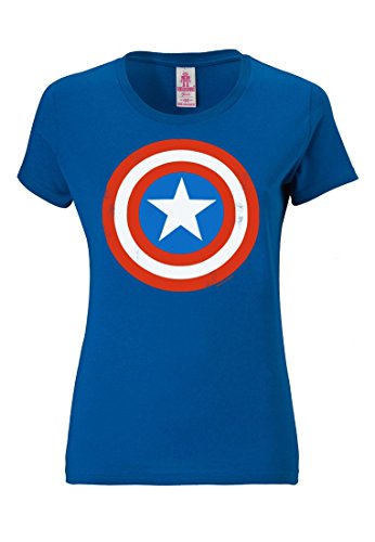 Logoshirt Marvel Captain America Shield Maglietta