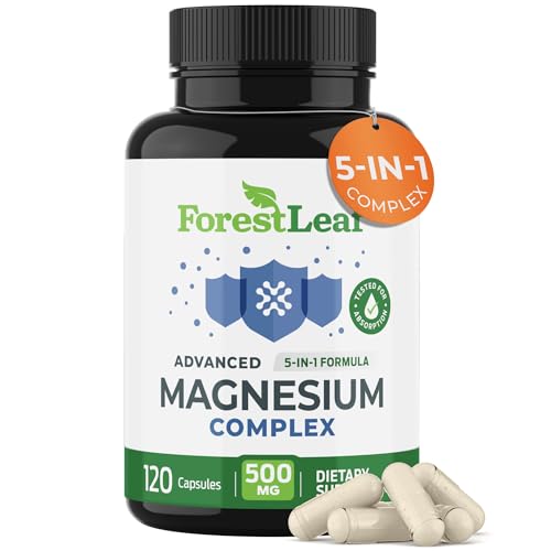 ForestLeaf Magnesium Complex for Women and Men - 500mg Magnesium