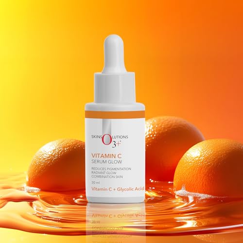 O3+ Vitamin C Face Serum Glow 30ml for Radiant Glowing Skin | Suitable for Combination Skin