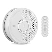 SHD Rauchmelder Set wechselbare Batterien (7X) - DIN EN14604 Geprüft & BSI-Zertifiziert, Brandmelder mit Stummschaltung & Selbsttest Funktion, Rauchmelder Magnethalter geeignet, Feuermelder