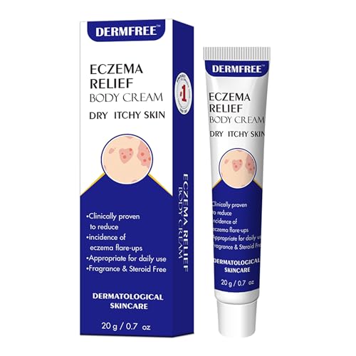 Crema de eccema 20g, Alivio Rápido para Eczema, Dermatitis, suave...