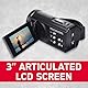 Agfa Photo Realimove CC4000W - Wasserdichter 4K-Camcorder mit 3-Zoll-Touchscreen, 18-facher Digitalzoom, Video 2.7K, Foto 24 MP, LED, Lithiumbatterie - Schwarz