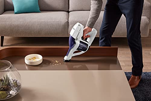 ROWENTA AIR FORCE 360 MAX Aspirateur Balai sans Fil Multifonction 21,9V, Jusqu'à 30 Min d'autonomie, Ultra léger, Tête d'aspiration avec LED, Bien accessoirisé Blanc RH9021WO - Image 5