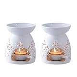 PRODUKTSPEZIFIKATION UND KUNDENDIENST- Keramik Duftlampe x 2 ( Durchmesser: 9 cm, Höhe: 12 cm), Kerzenlöffel x 2 ( 5cm Innendurchmesser). LOVECASA 100% Zufriedenheitsgarantie - Nach Erhalten wenn Sie jede Probleme haben, können Sie uns jederzeit per Email kontaktieren und wir werden Ihnen eine zufriedenstellende Lösung bieten.