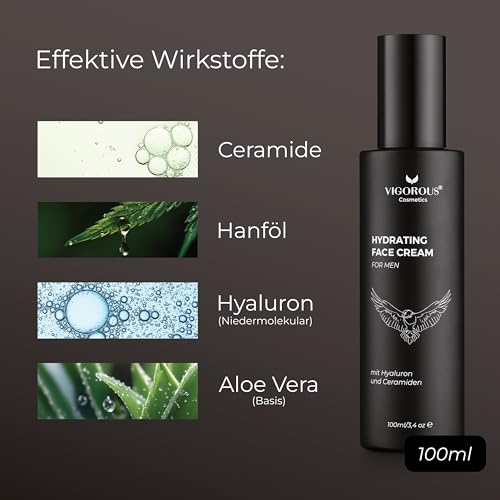 Hyaluron-Creme Vigorous Gesichtspflege für Männer