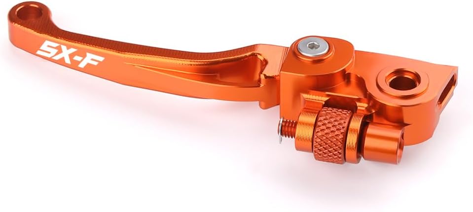 Motorcycle Pivot Brake Clutch Levers Compatible with 250 350 450 SXF 2014-2019 2020 2021 2022 2023 2024 2025 | Front Handles Levers 250/350/450 SX-F SX F Accessories (Orange)