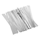 A ABSOPRO Reine Nickelstreifen 0,15x5x100mm für 18650 Batterien (Set aus 100 Stück)