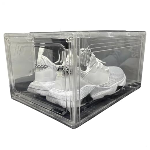Ana Joana Utilidades Sneaker Box Organizador de Tênis Sapatos Acrílico Transparente Premium